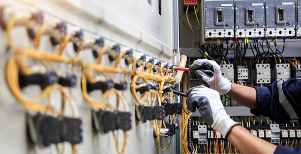 Professional Electrician technician working in Kempner, TX